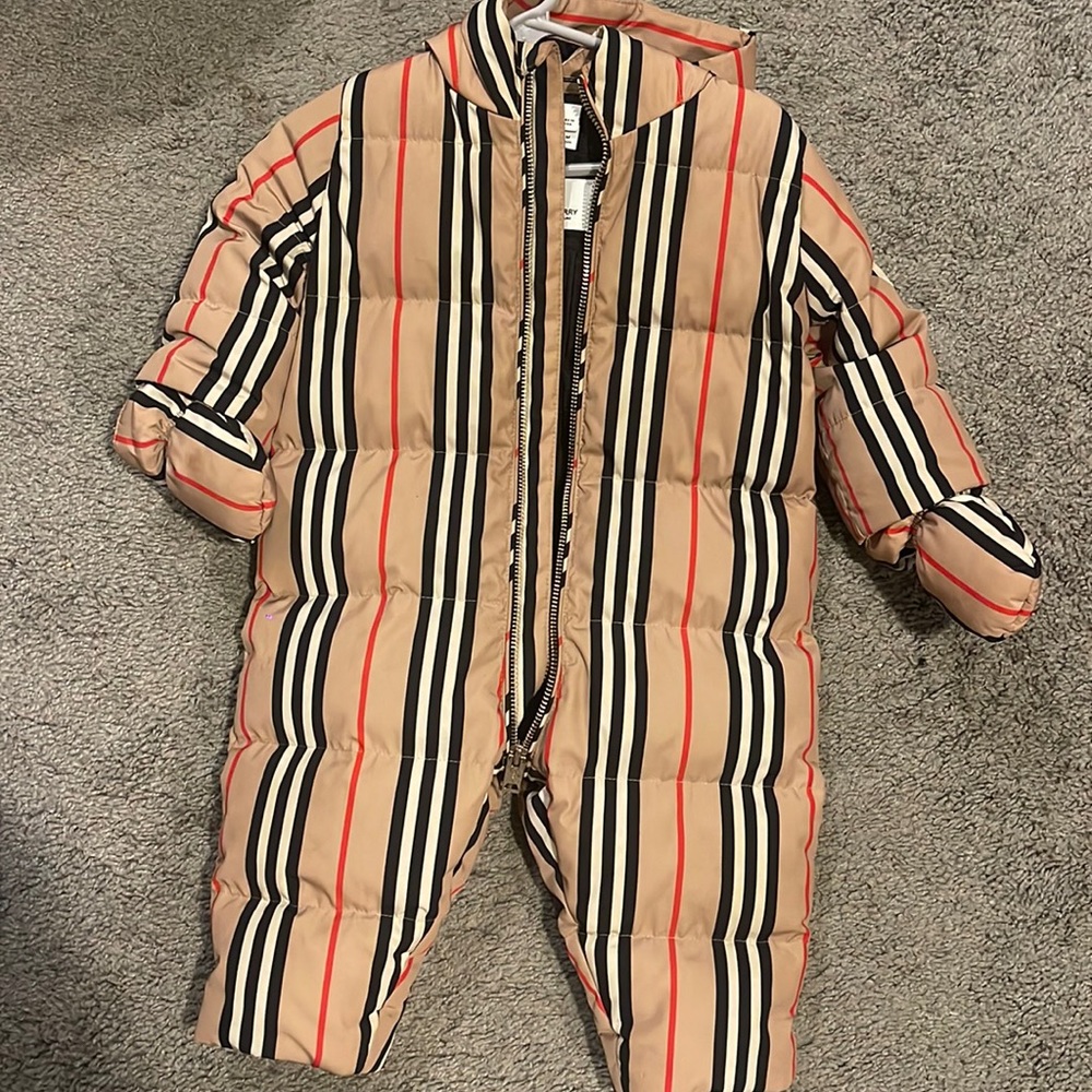 Burberry baby snowsuit